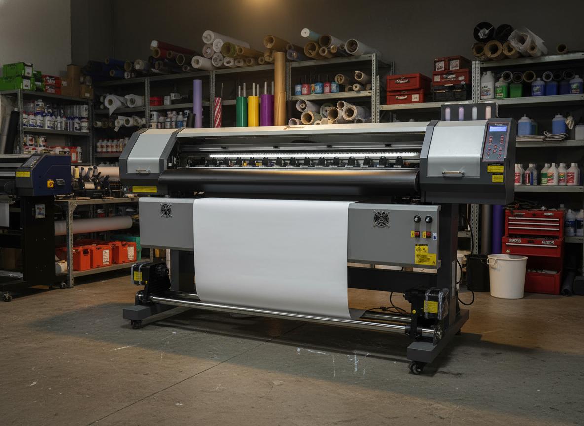 Titanjet 1626 Eco-Solvent Large Format Printer — 1.55m max print width, 2440 DPI resolution, up to 35m²/hr print speed with Epson i3200 print head