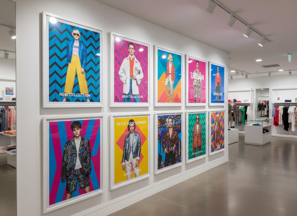 High-impact posters for retail, events, and marketing